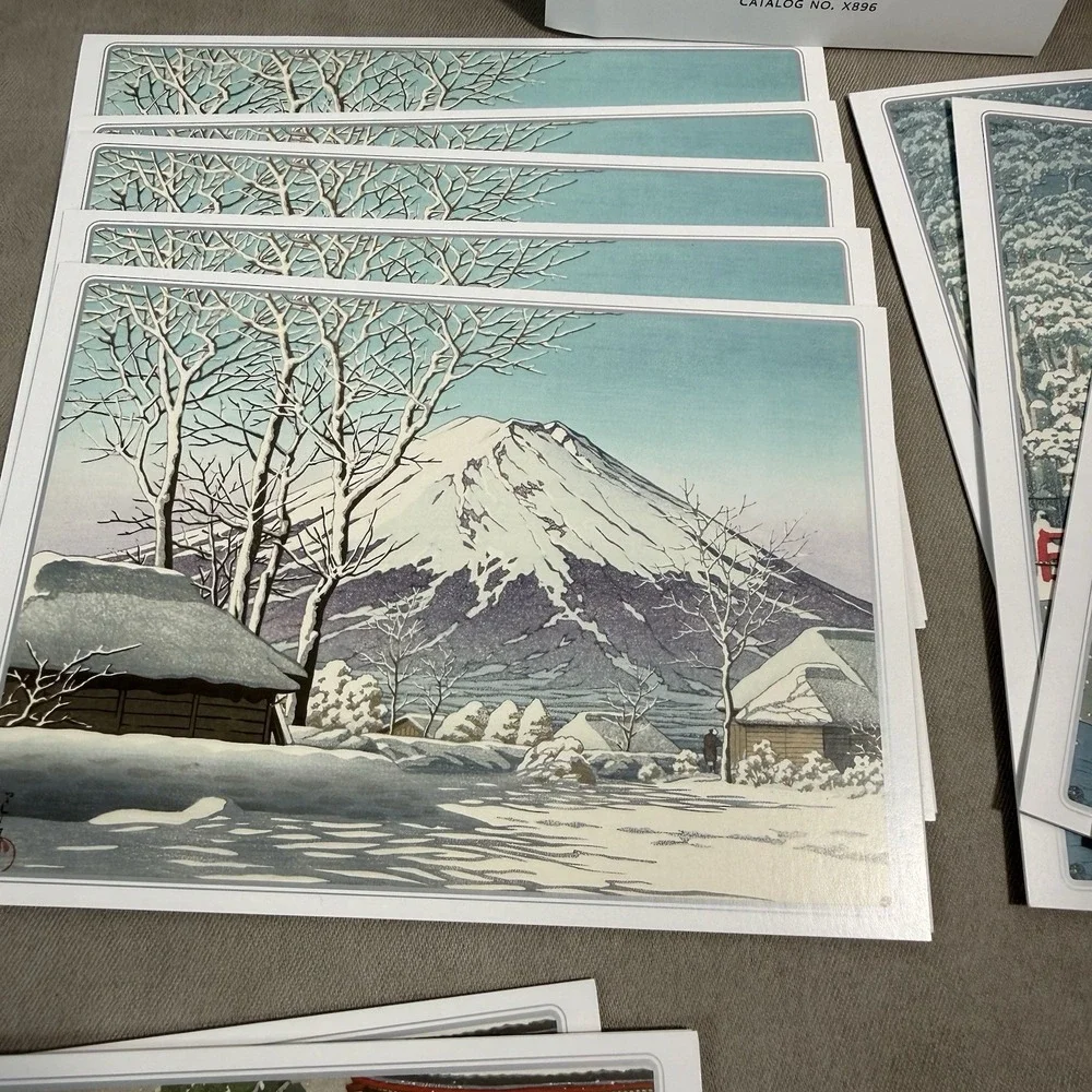 Kawase Hasui  Boxed ‎ Holiday Cards  20 cards and envelopes